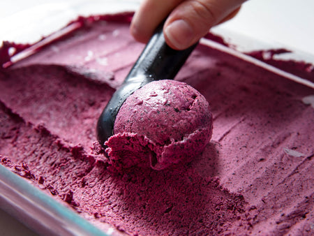 No-Churn Freeze-Dried Fruit Ice Cream