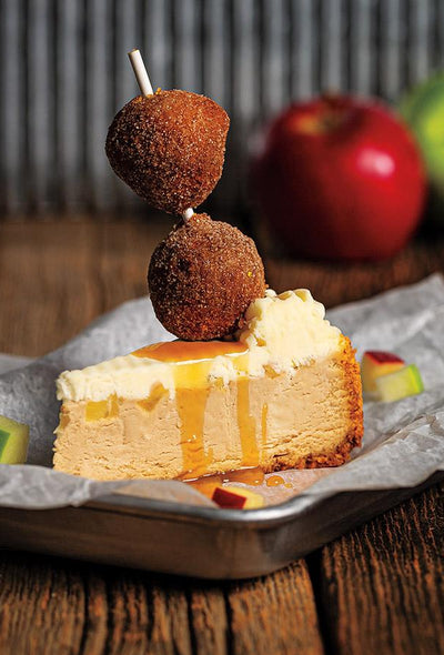 Apple Caramel Cheesecake