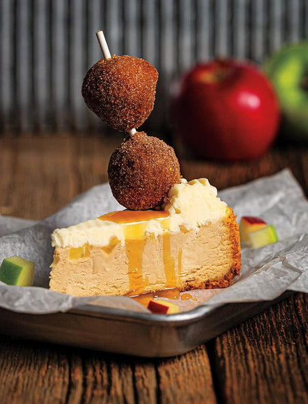 Apple Caramel Cheesecake