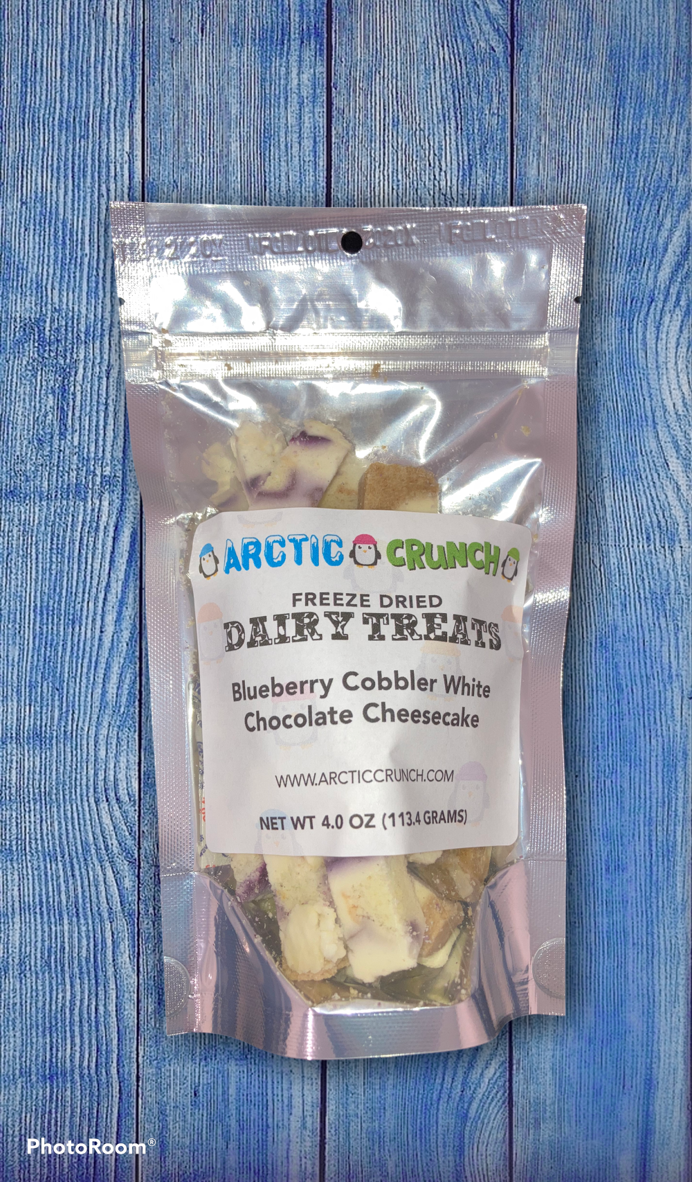 Blueberry Cobbler White Chocolate Cheesecake