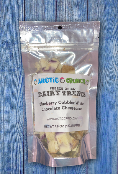 Blueberry Cobbler White Chocolate Cheesecake